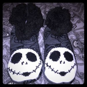 Brand new JACK SKELLINGTON slippers! 😱💀💕